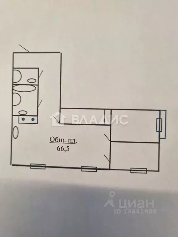 2-к кв. Московская область, Лобня Окружная ул., 11к3 (66.5 м) - Фото 2