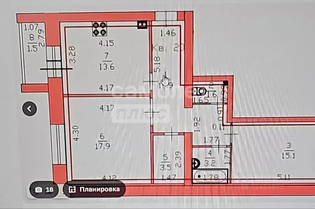 2-к кв. Марий Эл, Йошкар-Ола ул. Яна Крастыня, 6Б (65.8 м) - Фото 1