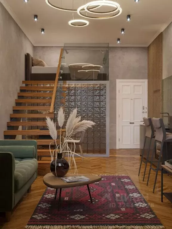 Студия Санкт-Петербург Малая Морская ул., 19 (26.6 м) - Фото 1