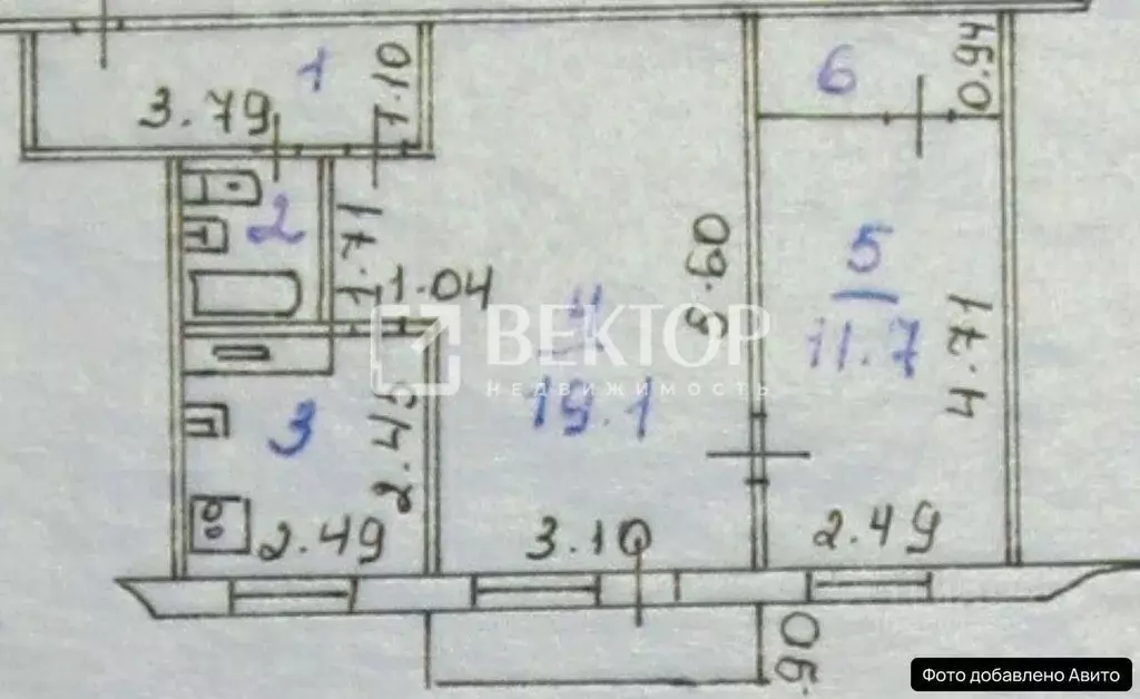 2-к кв. Ивановская область, Иваново ул. 2-я Меланжевая, 5 (44.3 м) - Фото 2