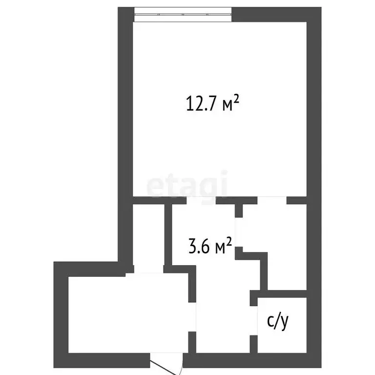 Квартира-студия: Нововоронеж, Набережная улица, 8 (19.4 м) - Фото 1