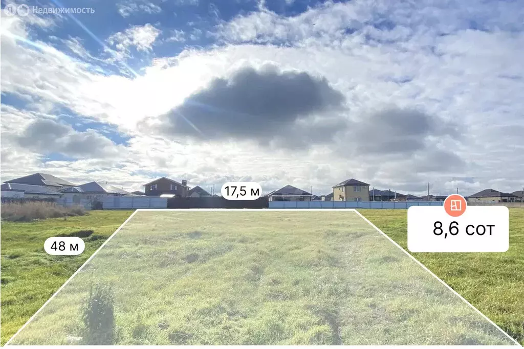 Участок в Темрюк, Черноморская улица (8.6 м) - Фото 1