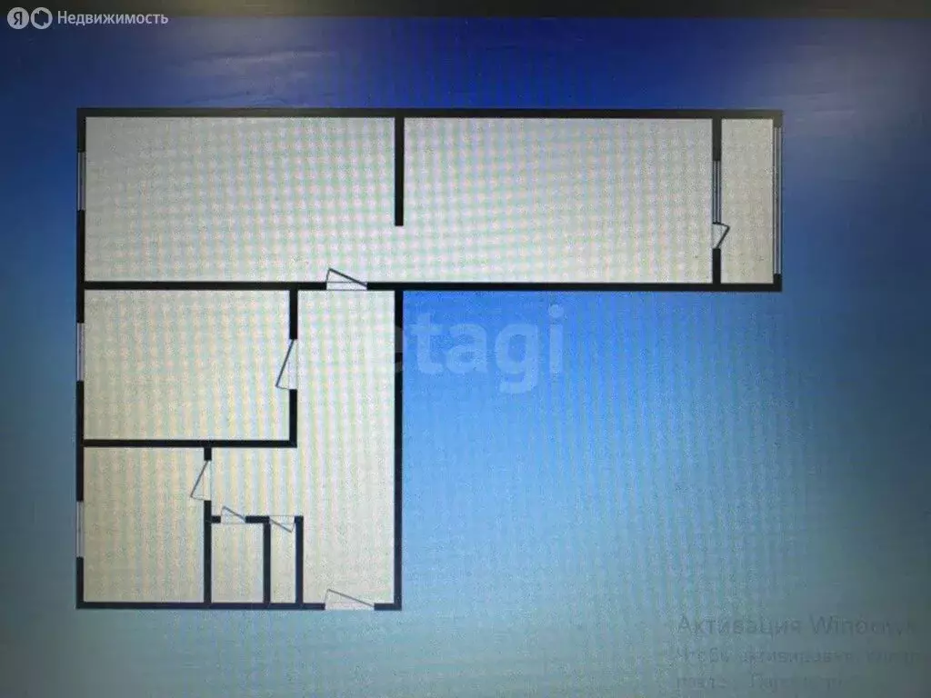 3-комнатная квартира: Губкин, улица Лазарева, 8 (55.4 м) - Фото 1