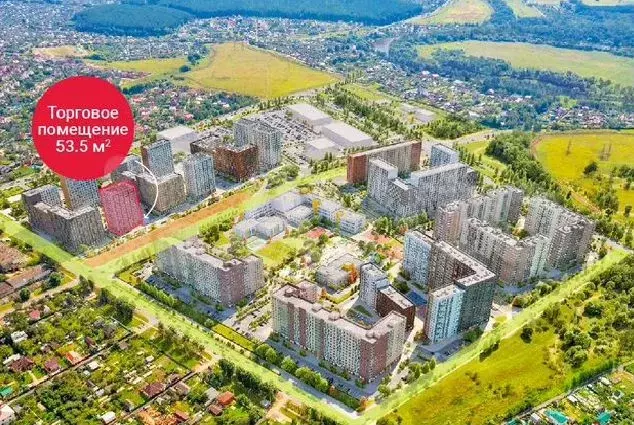 Под аптеку в ЖК Алхимово 53.5м - Фото 1