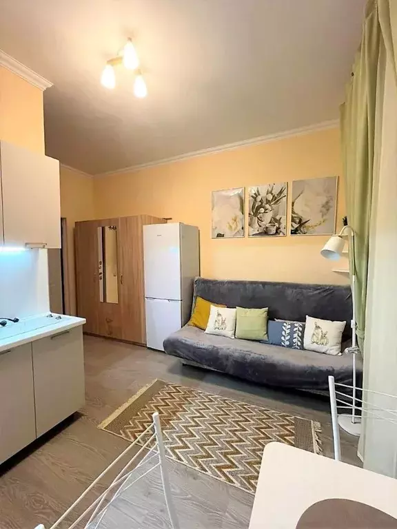 Студия Москва Ленинский просп., 62/1 (18.0 м) - Фото 1