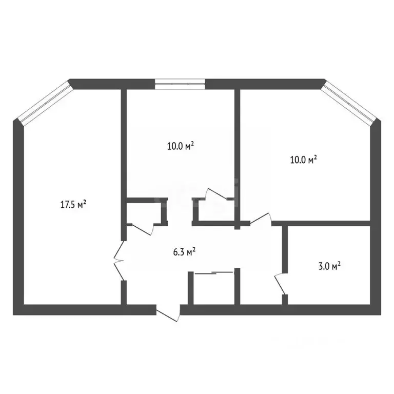 2-к кв. Амурская область, Шимановск 1-й мкр, 17 (47.0 м) - Фото 2