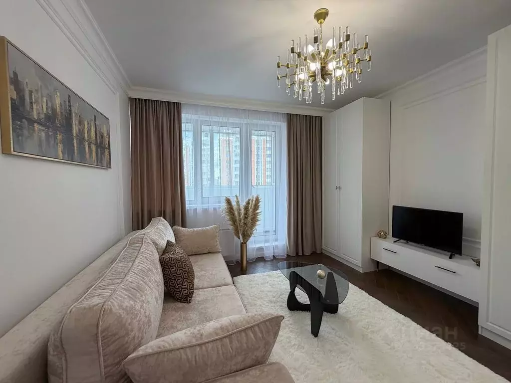1-к кв. Москва ул. Борисовские Пруды, 15К2 (41.0 м) - Фото 1