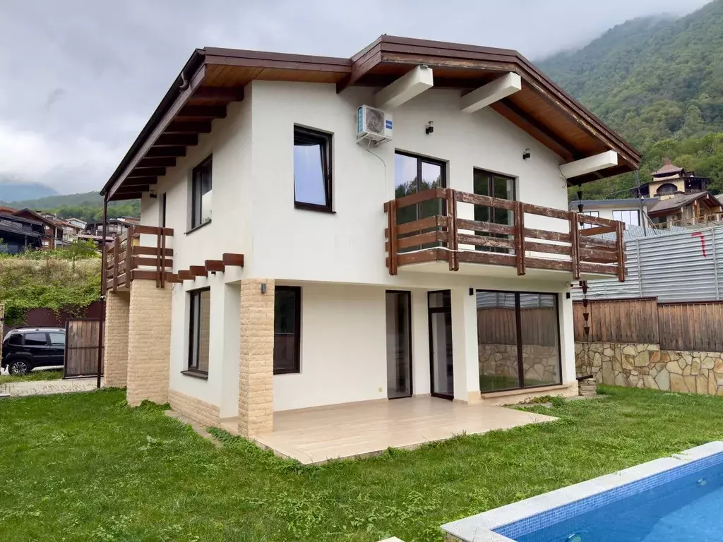 Дом в Краснодарский край, Сочи Красная Поляна пгт, ул. Ачишховская, ... - Фото 1