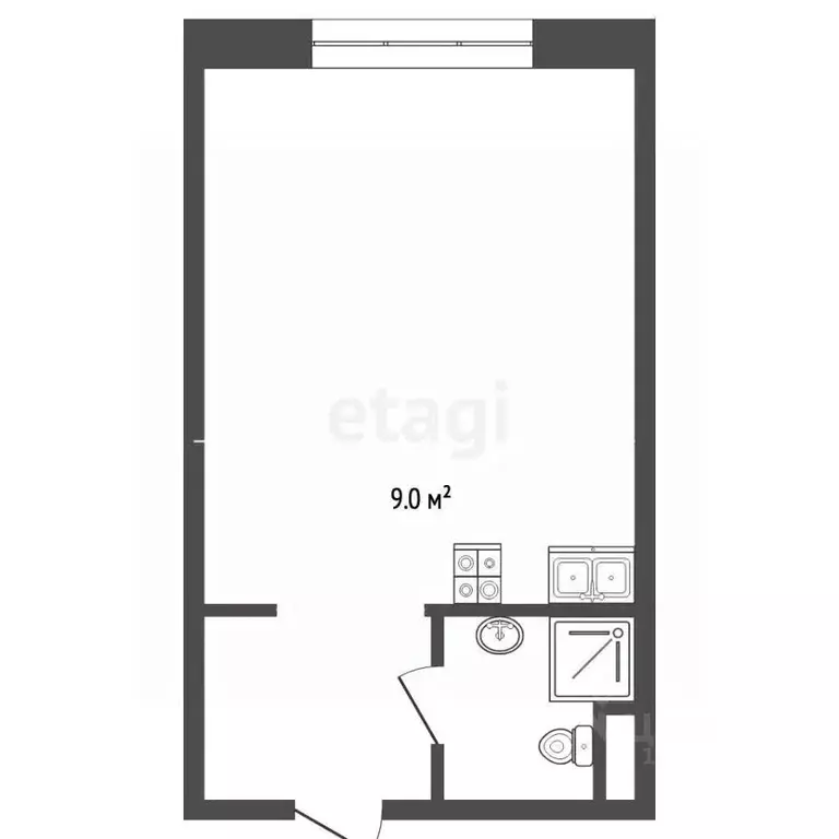 Студия Москва Дмитровское ш., 43К1 (23.0 м) - Фото 1