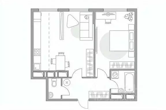 2-к кв. Московская область, Долгопрудный Парковая ул., 46к1 (49.2 м) - Фото 1