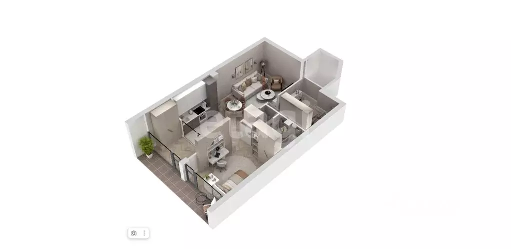 2-к кв. Крым, Алушта муниципальный округ, с. Виноградное ул. Сусловой ... - Фото 1