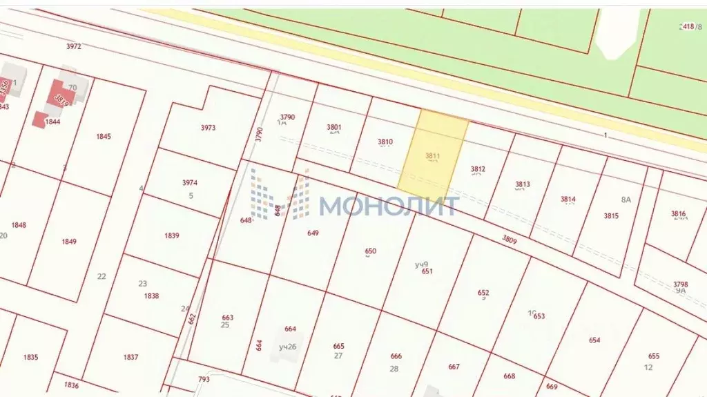 Участок в Нижегородская область, с. Безводное ул. Светлая, 4А (10.0 ... - Фото 1