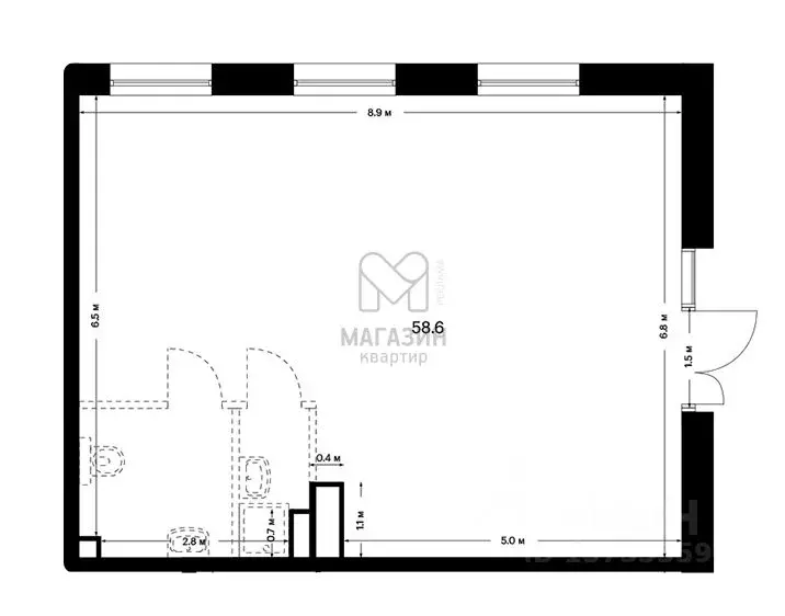 Помещение свободного назначения в Санкт-Петербург ул. Шкиперский ... - Фото 2