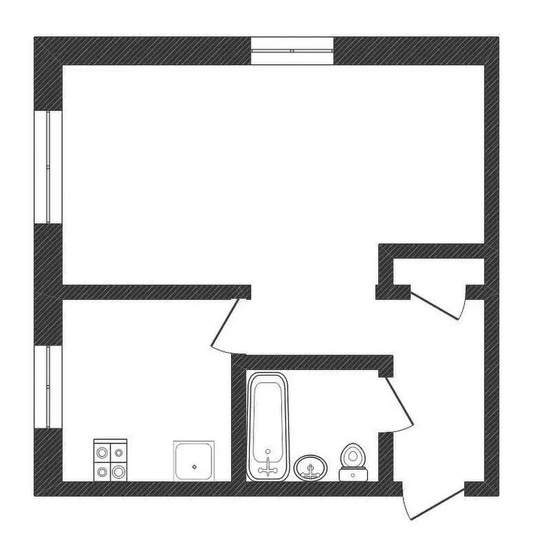 2-комнатная квартира: Нижний Новгород, проспект Ленина, 10А (30.4 м) - Фото 1