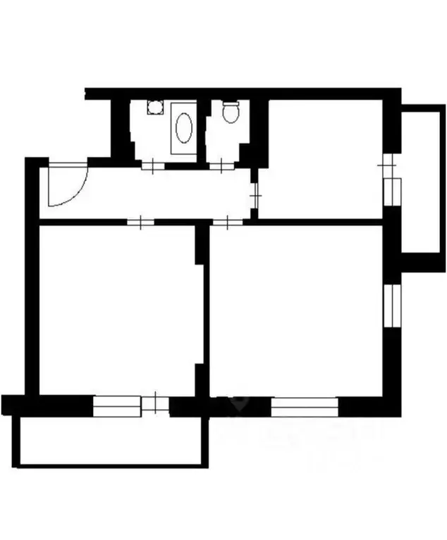 2-к кв. Новосибирская область, Новосибирск ул. Кирова, 225 (65.0 м) - Фото 1