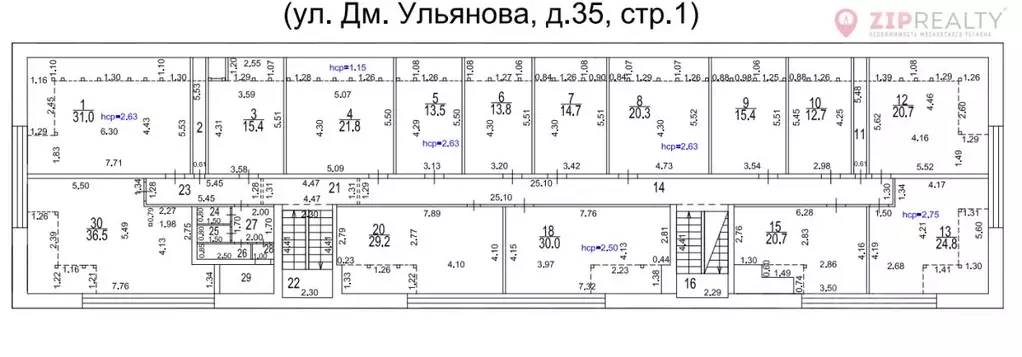 Офис в Москва ул. Дмитрия Ульянова, 35С1 (19 м) - Фото 0