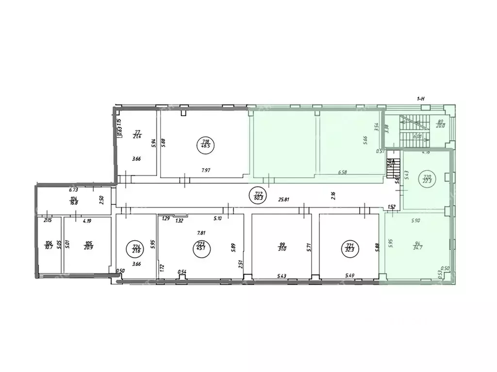 Офис в Санкт-Петербург Левашовский просп., 12 (125 м) - Фото 2