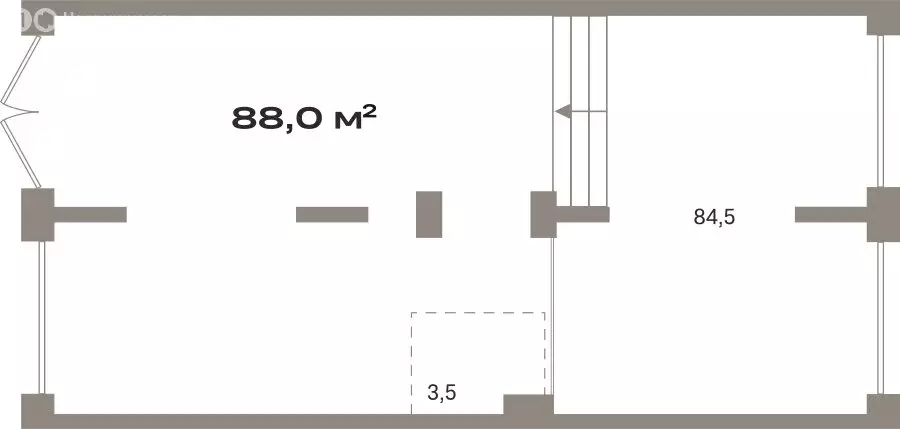 Помещение свободного назначения (88 м) - Фото 1
