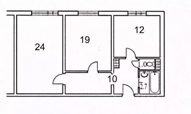 2-к кв. Санкт-Петербург Туристская ул., 13к1 (59.0 м) - Фото 2