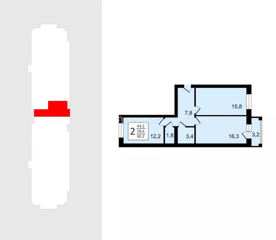 2-к кв. Владимирская область, Суздаль Советская ул., 65 (60.2 м) - Фото 1