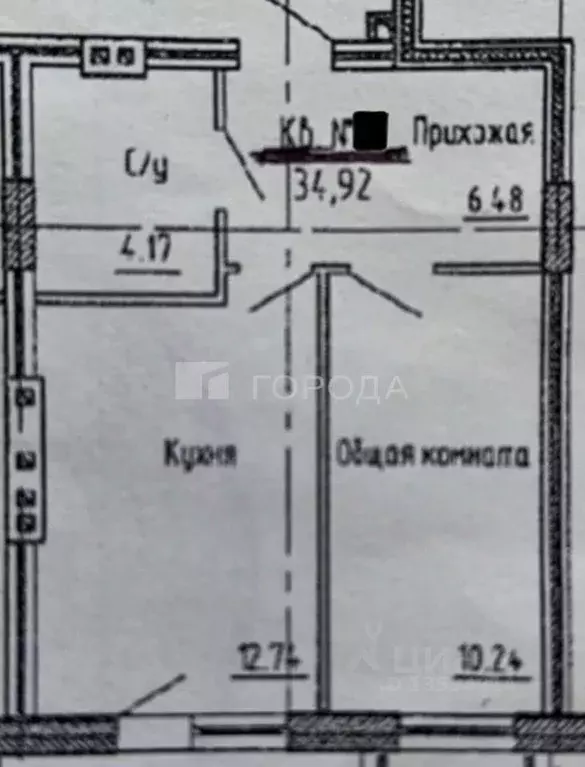 1-к кв. Алтайский край, Барнаул тракт Змеиногорский, 35А/1 (34.9 м) - Фото 1