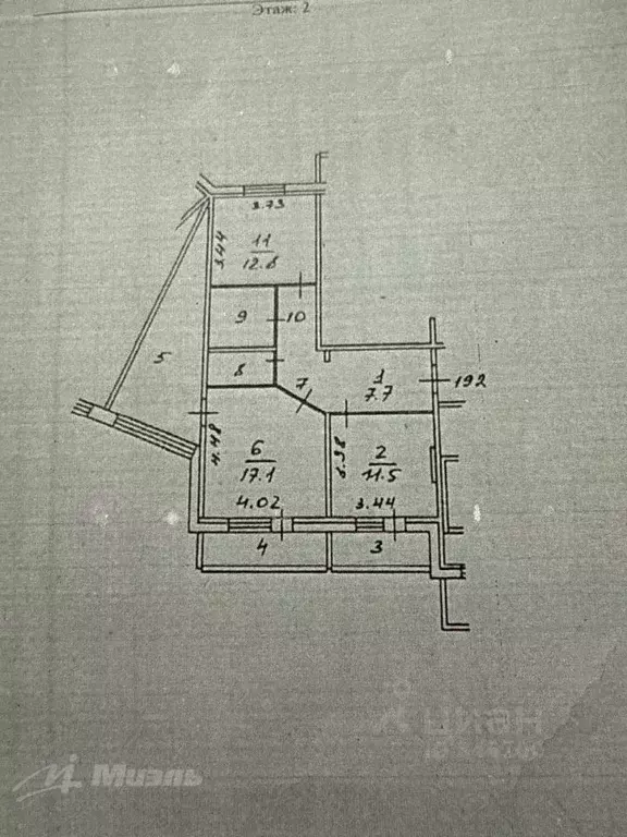 2-к кв. Московская область, Химки Сходня мкр, пер. 2-й Чапаевский, 4 ... - Фото 2
