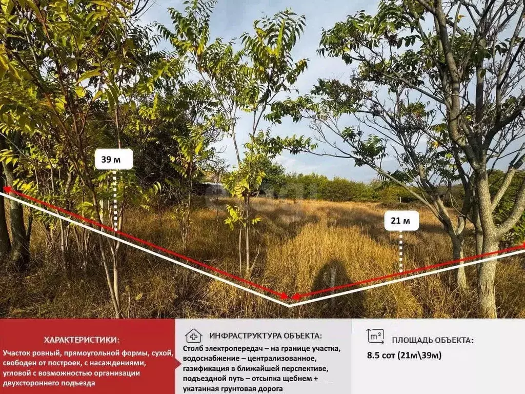 Участок в Крым, Симферопольский район, с. Трудовое, Родничок СПК ул. ... - Фото 1