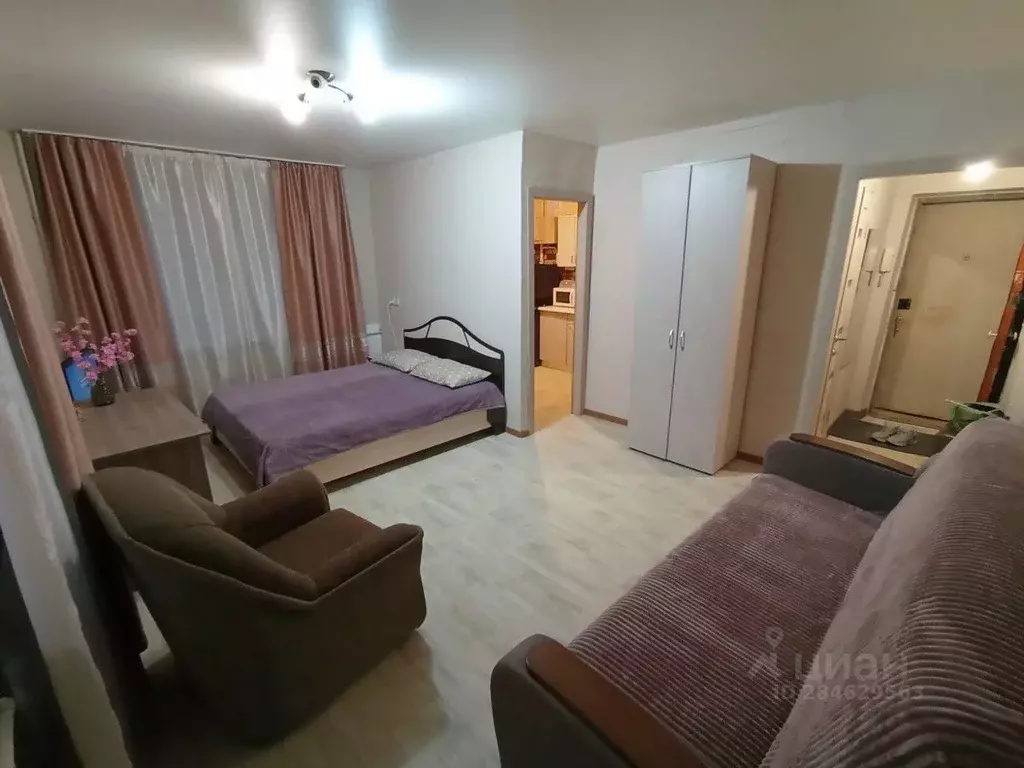 1-к кв. Омская область, Омск просп. Мира, 68 (31.0 м) - Фото 1
