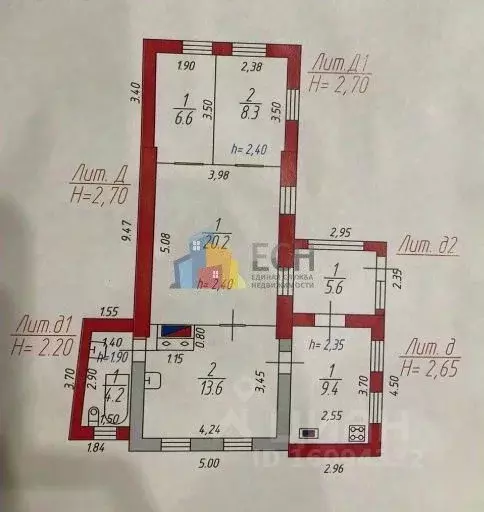 Дом в Тульская область, Тула пос. Горелки, Партизанская ул., 20 (63 м) - Фото 2