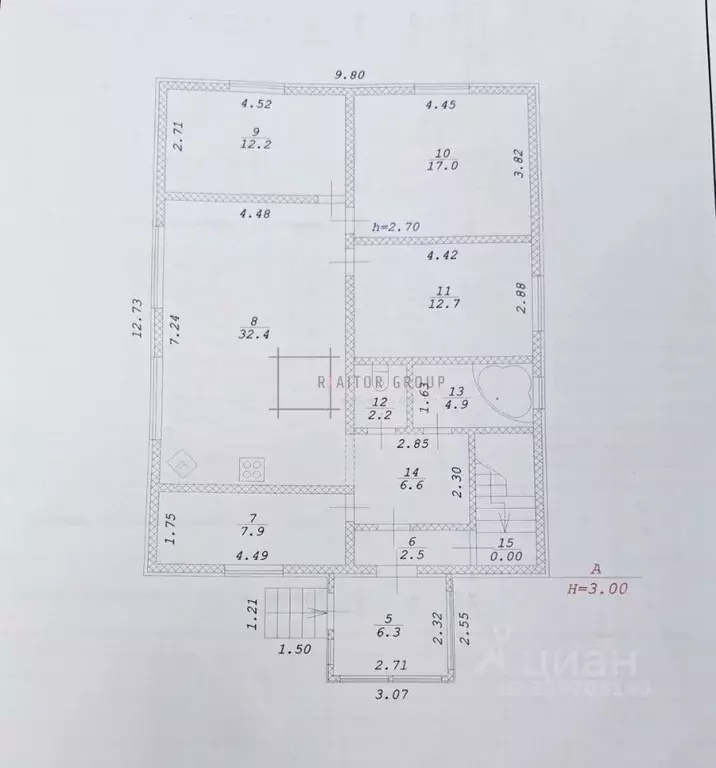 Дом в Новосибирская область, Новосибирский район, Каменский сельсовет, ... - Фото 2