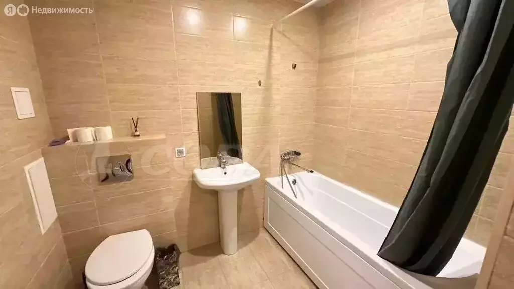 1-комнатная квартира: Тюмень, улица Монтажников, 61 (34.9 м) - Фото 1