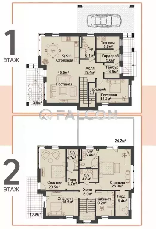 Дом в Москва № 88 кв-л, 30 (220 м) - Фото 1