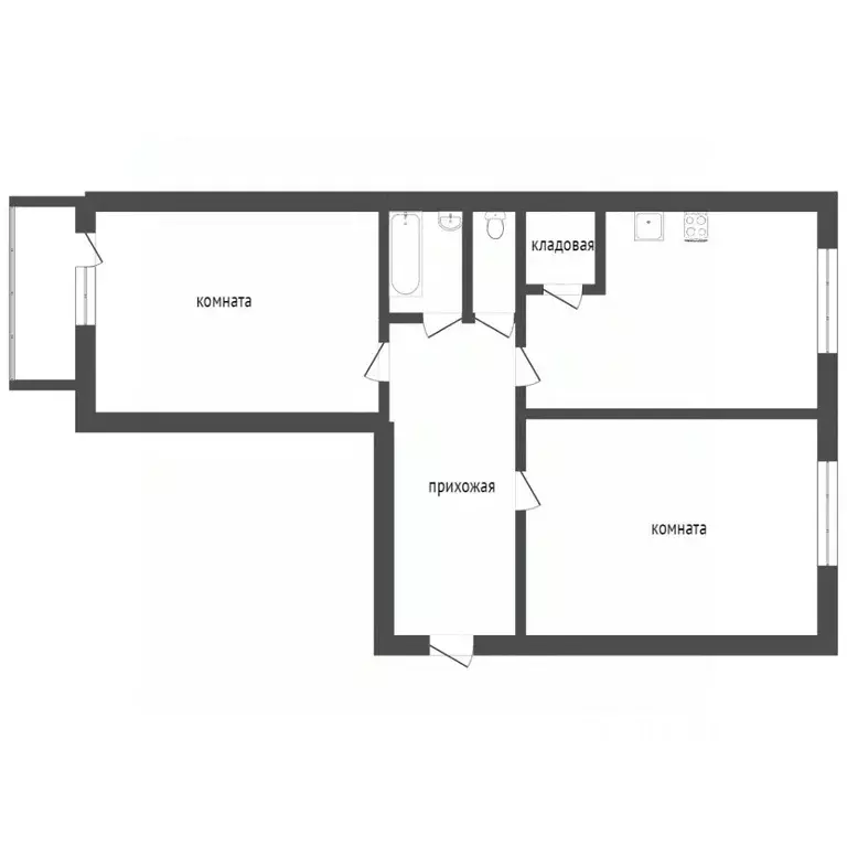 2-к кв. Вологодская область, Вологда ул. Маршала Конева, 20Б (47.9 м) - Фото 0