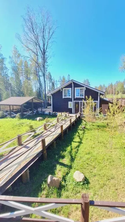 Дом в Санкт-Петербург пос. Парголово, ул. Некрасова, 8Б (250 м) - Фото 1