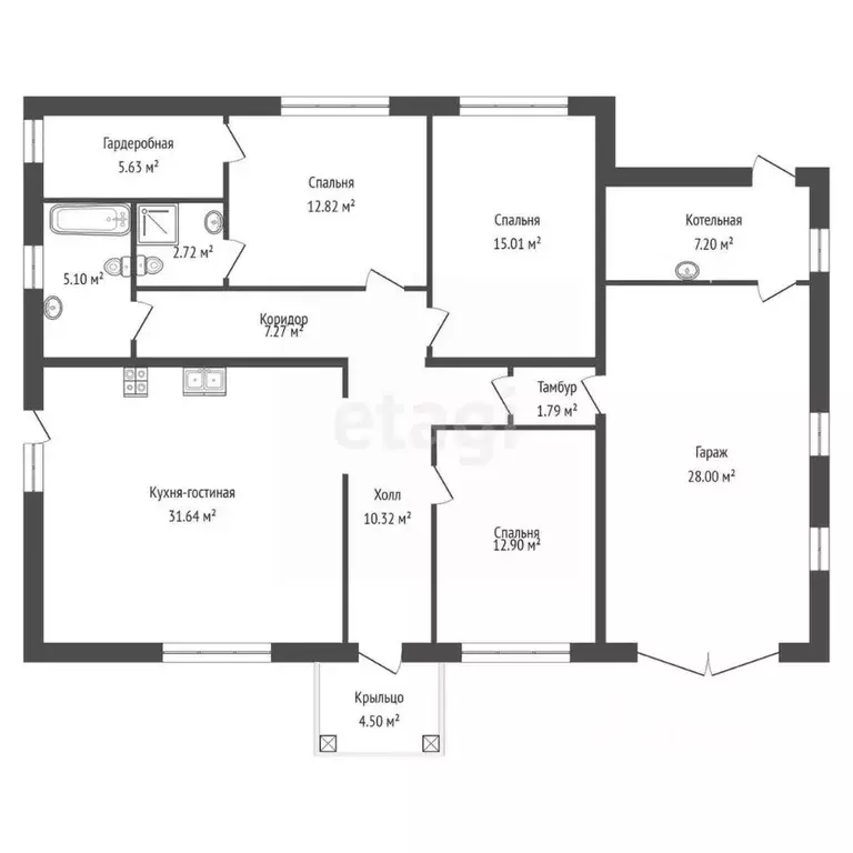 Дом в Тюменская область, Тюмень Меридиан СНТ,  (140 м) - Фото 2