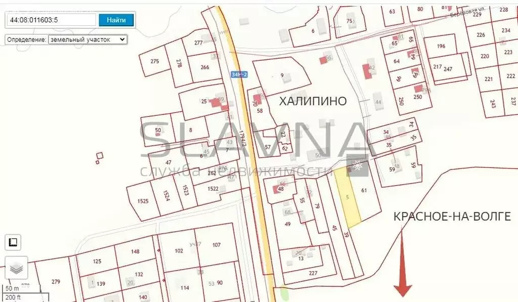 Участок в Костромская область, Красносельский муниципальный округ, ... - Фото 1