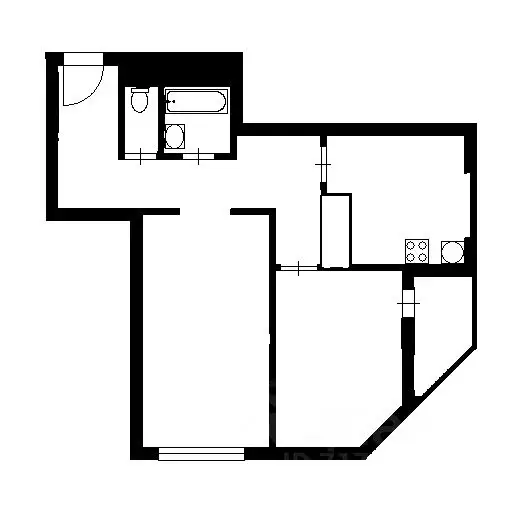 2-к кв. Воронежская область, Новоусманский район, пос. Отрадное бул. ... - Фото 2