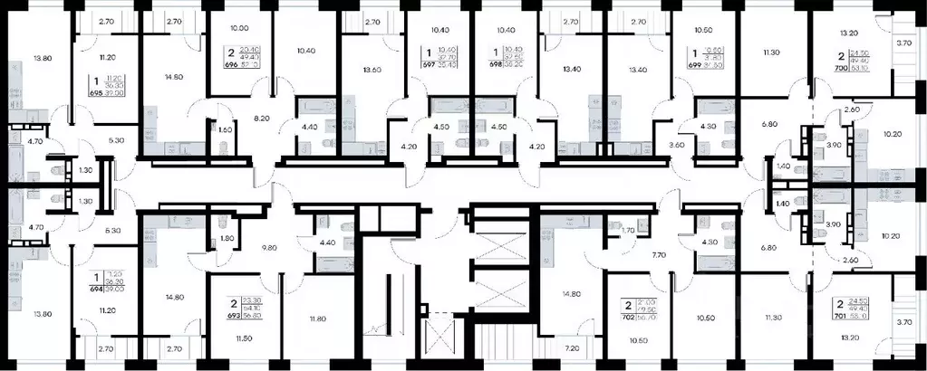 1-к кв. Приморский край, Владивосток ул. Нейбута, 135 (39.0 м) - Фото 2