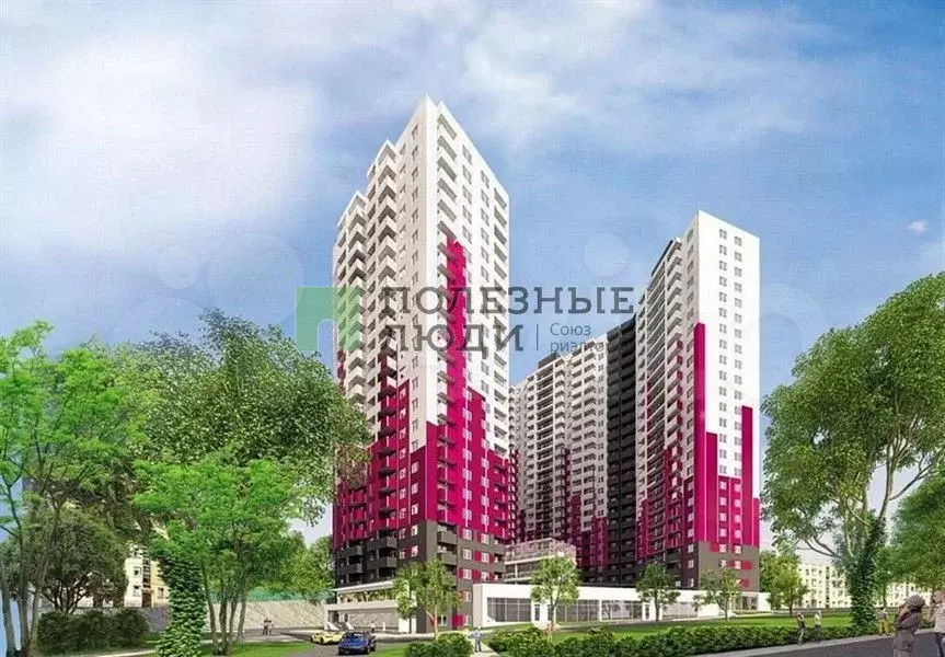 1-к. квартира, 34 м, 8/23 эт. - Фото 1