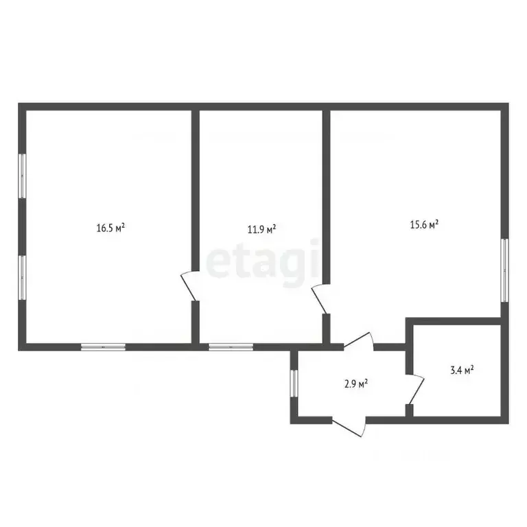 Дом в Воронежская область, Павловск ул. Застрожного, 11А (54 м) - Фото 2