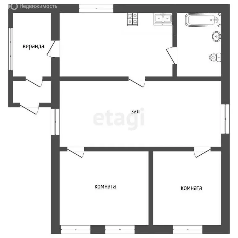 Дом в Троицк, улица имени Ф.Ф. Сыромолотова (86.7 м) - Фото 1