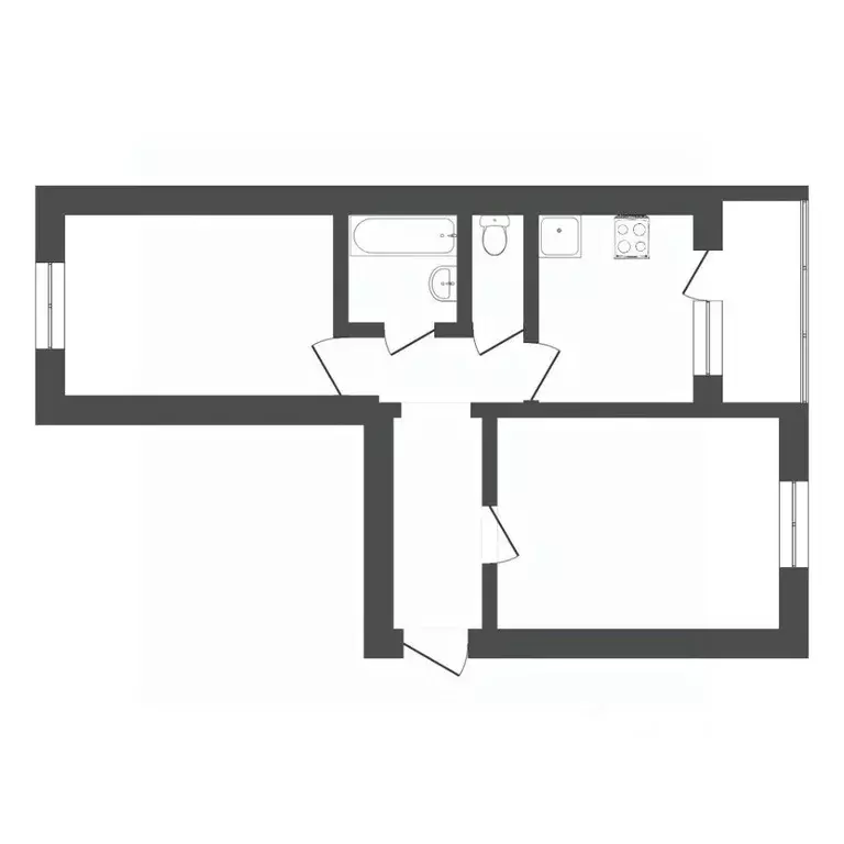 2-к кв. Тюменская область, Тюмень Уральская ул., 10 (49.7 м) - Фото 2