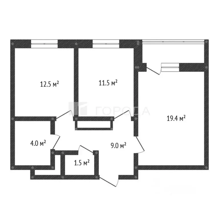 2-к кв. Москва ул. Николая Озерова, 2к1 (57.6 м) - Фото 2