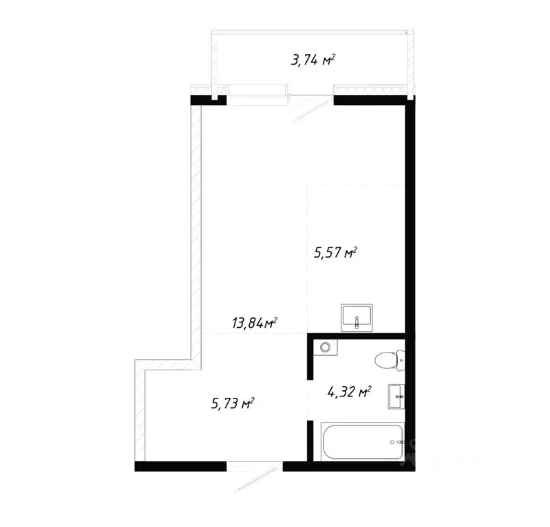 1-к кв. Иркутская область, Иркутск ул. Баррикад (33.2 м) - Фото 0