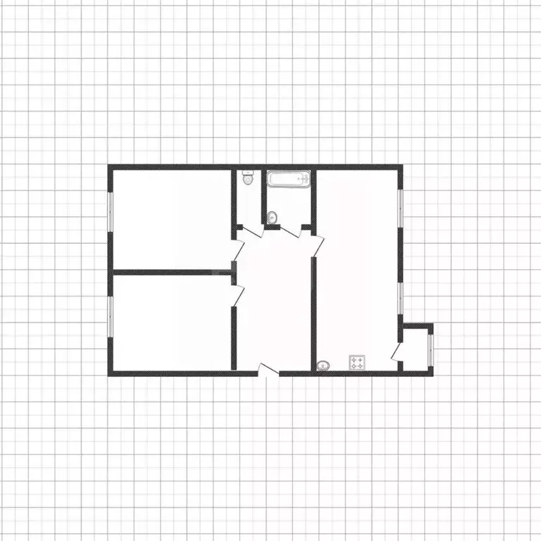 3-к кв. Смоленская область, Смоленск Нарвская ул., 7 (89.2 м) - Фото 1