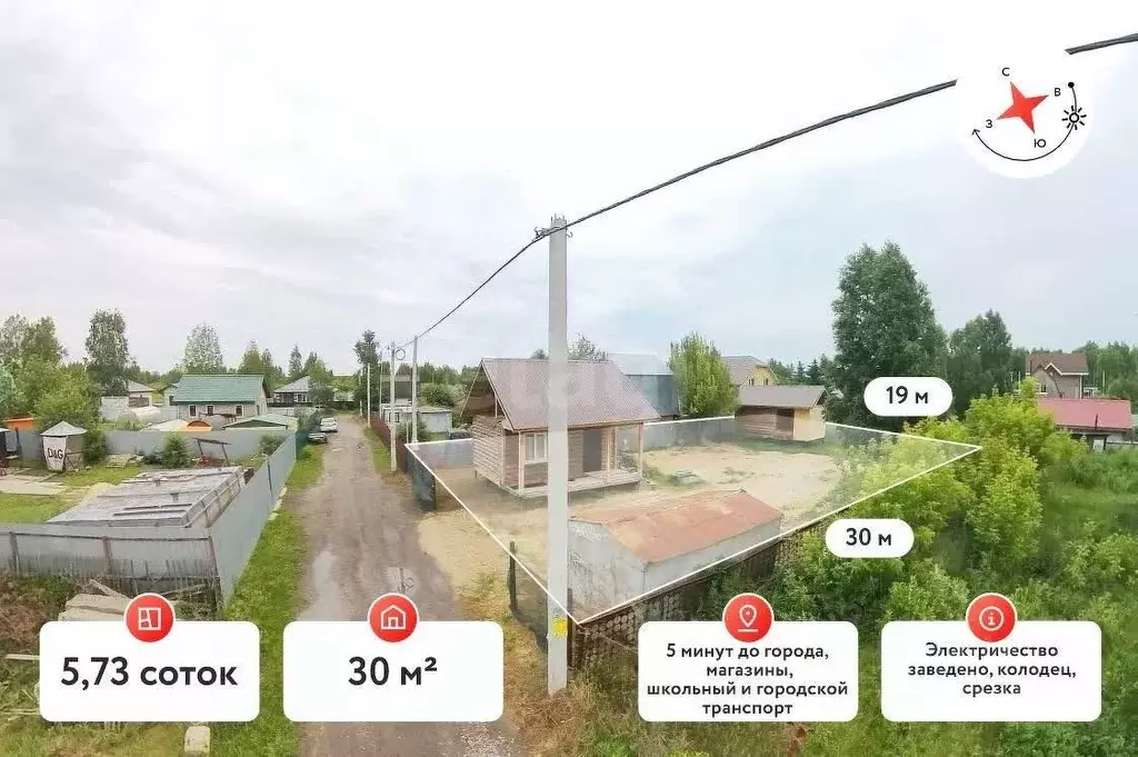 Дом в Тюменская область, Тюмень Яровское садовое товарищество, ул. ... - Фото 1