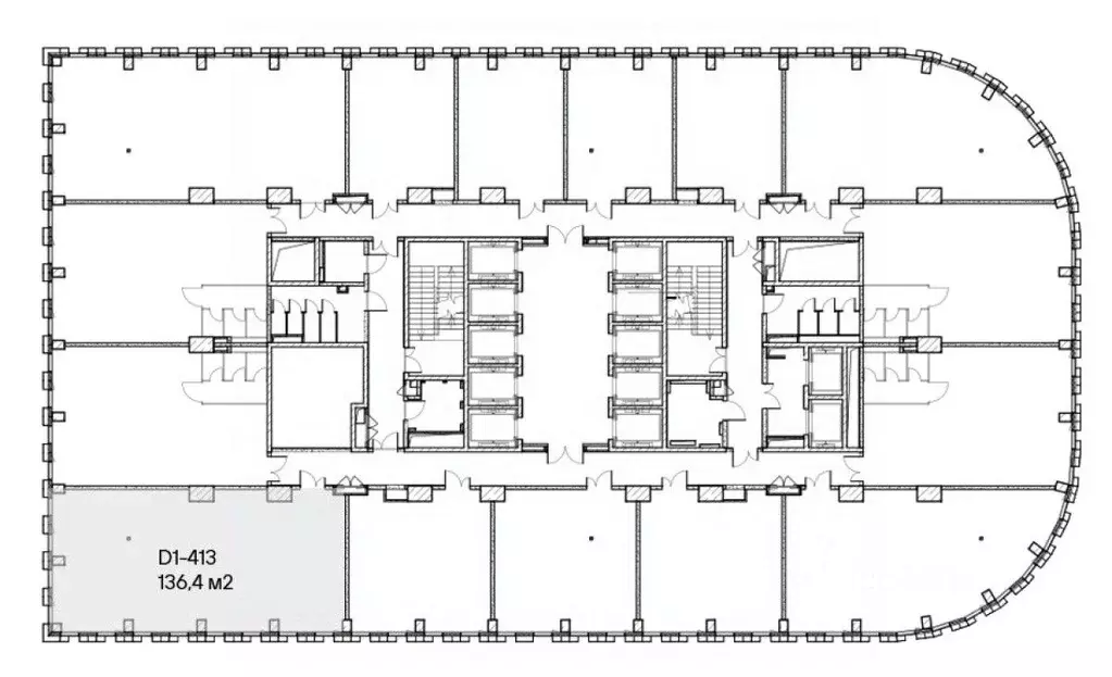 Офис в Москва Стоун Савеловская бк,  (136 м) - Фото 1