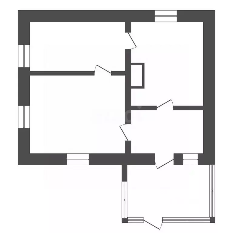 Дом в Крым, Нижнегорский пгт ул. Комсомольская, 27 (40 м) - Фото 1