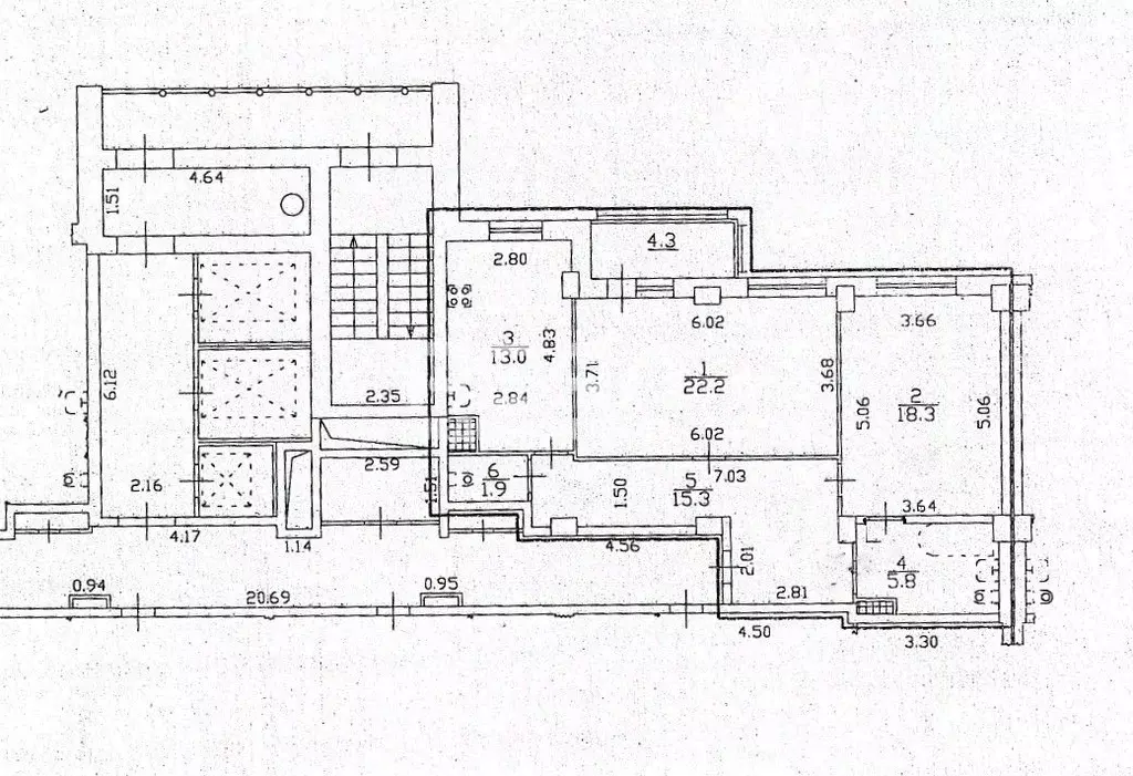 2-к кв. Санкт-Петербург Шуваловский просп., 41к1 (76.5 м) - Фото 2