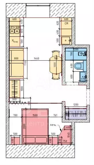 Квартира-студия, 38,7 м, 2/4 эт. - Фото 0